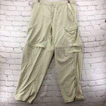 White Sierra Mens XL Pants Convertible Zip Off Legs Nylon Outdoors  - $29.69