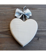 Traditional Wooden Heart, Valentine&#39;s Day Gift for Women, Mother&#39;s Day gift - $27.60 CAD+
