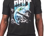 Omit Nero da Uomo Mother Earth Natura Storm Acqua Vento T-Shirt Nwt - £11.32 GBP