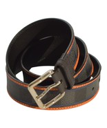 Louis Vuitton Black Damier Graphite Canvas Ace Belt Men&#39;s orange trim sz... - €341,46 EUR