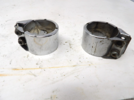 SUZUKI X6/T20/TC250 RIGHT &amp; Left MUFFLER CONNECTOR BAND CLAMPS - $17.82
