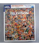 White Mountain Television History Puzzle TV Photo Collage 1000 pc with B... - £11.36 GBP