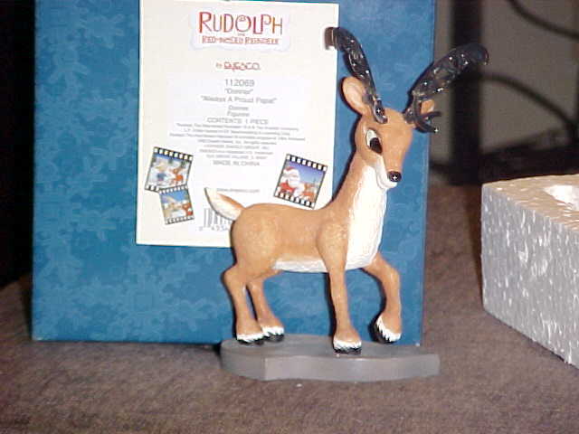 Primary image for Enesco Rudolph Donner Always A Proud Papa Fig Box #112069 Antlers Repaired AS IS