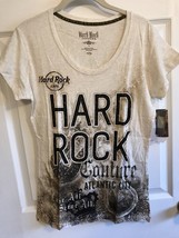 HARD ROCK COUTURE Cafe Atlantic City WOMEN&#39;S T-Shirt MEDIUM, LARGE XL - $19.99