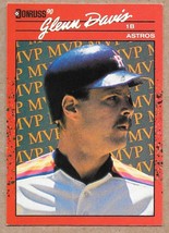 1990 Donruss Bonus MVP&#39;s #BC-21 Glenn Davis Houston Astros ERR - £2.23 GBP