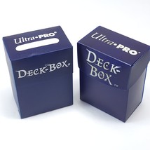 Qty 2 used Ultra Pro Deck Box Blue - $4.94