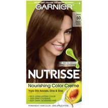 Garnier Nutrisse Nourishing Color Creme, 50 Medium Natural Brown - £15.35 GBP