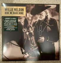 Willie Nelson Ride Me Back Home Gold colored Vinyl LP - £58.25 GBP