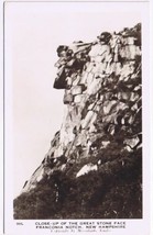 Postcard RPPC The Great Stone Face Man Of Mountain Franconia Notch New Hampshire - £3.89 GBP