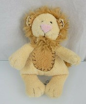 Pottery Barn Kids Baby Stuffed Plush Soft Yellow Leo Lion Chamois 5&quot; 7&quot; - $49.49