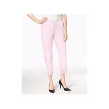 Alfani Womens Applique Ankle Pants,Size 10,Silver Peony - £61.89 GBP