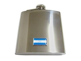 Thin Bordered Honduras Flag 6 Oz. Stainless Steel Flask - $49.99