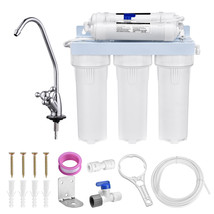 5 Stage Water Purifier Uf Filter Ultra-Filtration System W/ Faucet Hollow Fiber - £93.57 GBP
