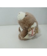 Gund mini Snuffles vintage 1980 plush tan brown cream teddy bear w/ tags 7" - £15.52 GBP