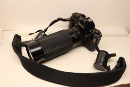 Canon A-1 35mm SLR Film Camera with 60-300mm Zoom Lens Parts repair Not Working - $176.37
