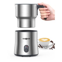 Milk Frother And Steamer, 500Ml/16.9Oz Detachable Hot Chocolate Maker, E... - $118.99