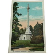 Postcard KY Lexington Kentucky Henry Clay Monument 1951 Vintage PC  Unposted  - £1.59 GBP