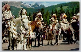 North American Indians On Horseback Postcard N23 - £10.18 GBP