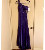 Cinderella Divine One Shoulder Gown Long Formal Dress / Bridesmaid Dress SZ 4 - £73.69 GBP