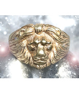  HAUNTED ANTIQUE LION RING DUSKBORN LION OF THE SHADOWTHRONES 23 GIFTS M... - $699.77