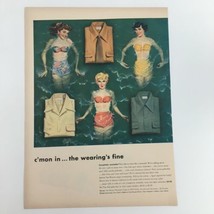 1950 Van Gab Silky-Smooth Gabardine Sport Shirts Print Ad - £11.13 GBP