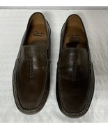 Clarks Men&#39;s Ashmont Race Driving Style Loafers Brown Leather Size 10 M ... - $42.90
