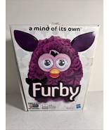 2012 Hasbro Furby Dark Purple Plum Fairy LCD Eyes Electronic Toy W/Box *TESTED* - $59.35