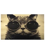 Vintage Handsome Cat Poster Wall Decal - $12.59