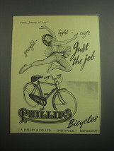 1948 Phillips Bicycles Ad - Graceful - light - swift Just the job - $18.49