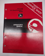 John Deere 215 and 215 DuraCushion Disk Operator&#39;s Manual NOS - £11.03 GBP