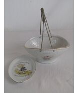 Holly Hobbie Basket &amp; Small Tray "The World Is A Beautiful Place To Be" ... - $12.95
