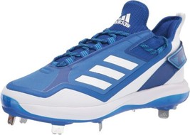 adidas Mens Icon 7 Boost Baseball Cleats,White/Team Royal Blue/Solar Blu... - $120.00