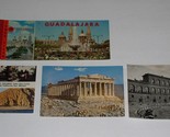 Travel Post Cards Vintage Lot of 8 Various Guadalajara Parthenon Pitti P... - £11.85 GBP