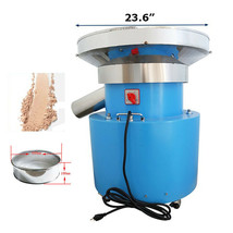  23.6&quot; Stainless Steel Sieve Vibrating Screen Cereal Soybean Shaker w/ 100 Mesh - £924.46 GBP