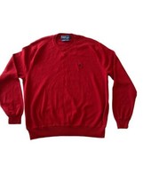 XL/TG Red Polo Ralph Lauren Crew Neck 100% Cotton Pullover Sweatshirt Sw... - £27.66 GBP