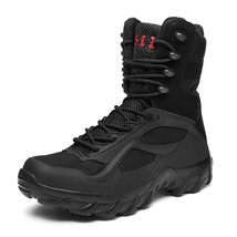 New Men&#39;s High-Quality Military Boots High-Top Combat Boots Outdoor Desert Boots - £76.32 GBP