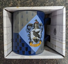 NEW Harry Potter Ravenclaw Coffee Mug Blue Ceramic House Crest Cup 14 oz - $15.47