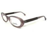Chanel Eyeglasses Frames 3227-Q c.1304 Matte Purple Horn Quilt Leather 5... - $233.53