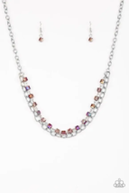 Paparazzi Block Party Princess Purple Necklace - New - $4.50