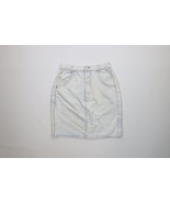 Vintage 90s Streetwear Womens 7 Faded Acid Wash Denim Jean Mini Skirt Co... - $556.16 MXN