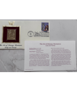 The Art of Disney: Romance Lady and the Tramp First Day Cover Gold Stamp - $40.69 CAD