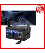 Efficient 3 Gang Rocker Switch with PD Type C USB Charger - Perfect for ... - $1,046.08 MXN