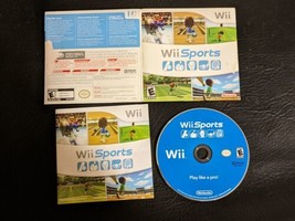 Wii SPORTS Con Cartone Manicotto Manuale Disco Nintendo 2006 Completo - $25.98