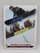 Kaitlyn Farrington 2013 Sports Illustrated For Kids Card Snowboarder Idaho - £2.31 GBP