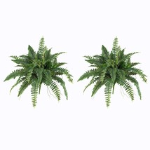 Nearly Natural 40IN al Boston Fern Large Hanging Plant Set of 2 - $43.53