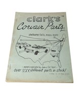 Vtg 1978 CHEVROLET CORVAIR Parts &amp; Accessories Book Catalog Chevy CLARK&#39;S - $16.99