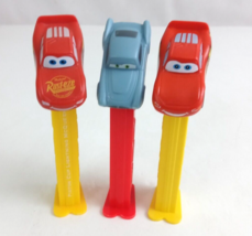 Lot of 3 Disney Cars Pez Dispensers 2 Lightning McQueen &amp; 1 Finn McMissi... - $8.53