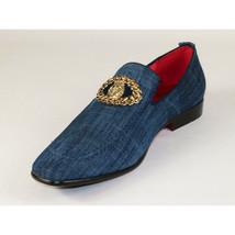 Mens AFTER MIDNIGHT Casual Comfort shoes Lion Ornament Denim 6911 Blue image 7
