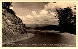 The Skyway Great Smoky Mtn Natl Park TN-U Dops 1925-1942 Rppc POSTCARD-BK55 - £3.90 GBP