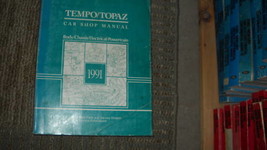 1991 Ford Tempo &amp; Mercury Topaz Service Shop Repair Manual Factory Oem - £4.45 GBP